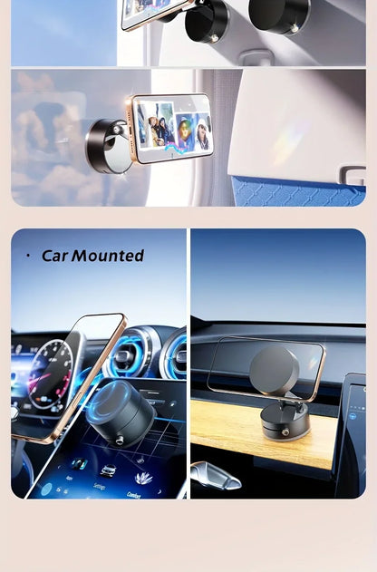 2025 New Model 360-Degree Rotating Aluminum Alloy Magnetic Vacuum Suction Cup