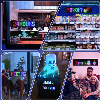 Demon Eyes Flexible LED Display for Car Truck Accessories