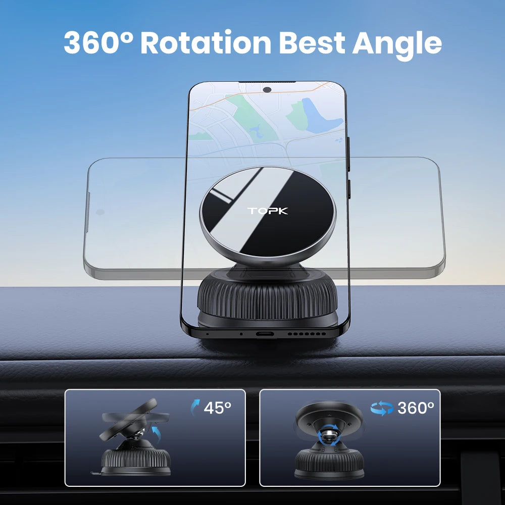 TOPK D56X For Mag-Safe Magnetic Car Phone Holder