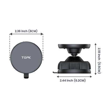 TOPK D56X For Mag-Safe Magnetic Car Phone Holder