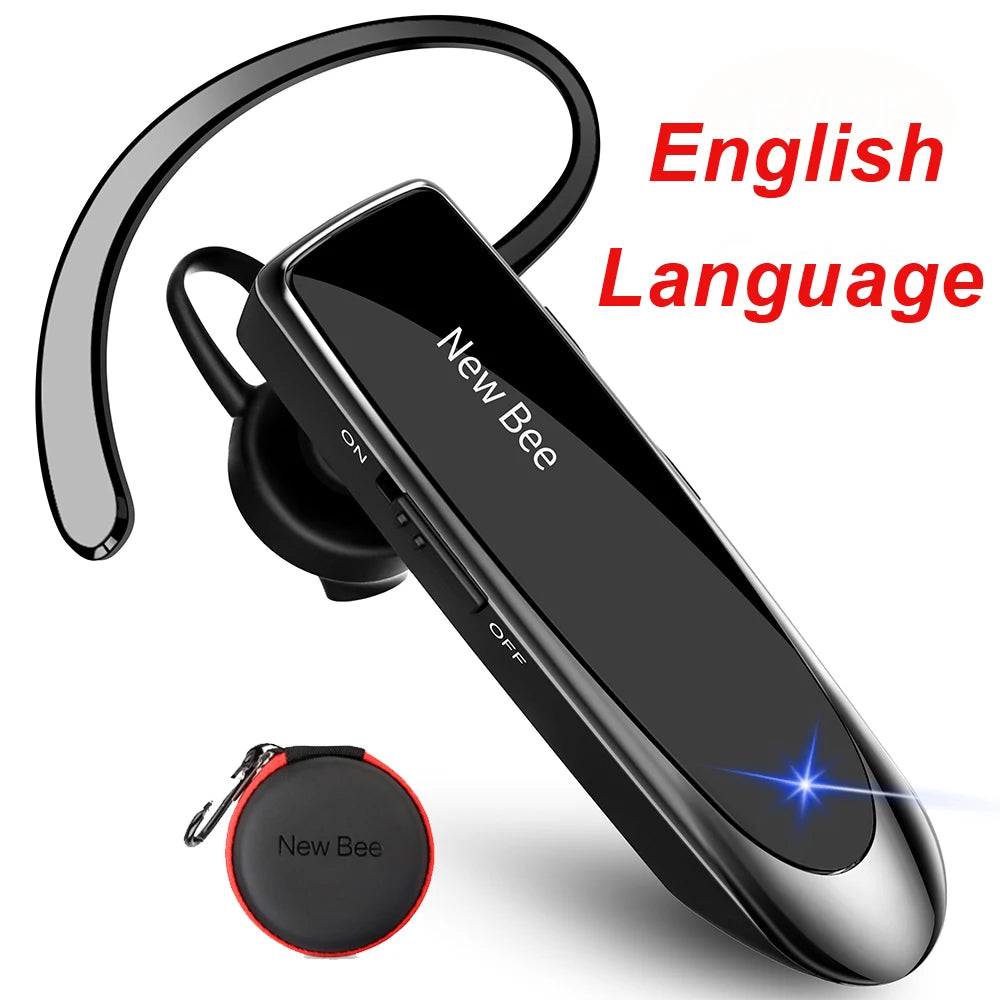 New Bee LC-B41 Bluetooth Wireless Headset V5. with Mic 24Hrs Talking Time