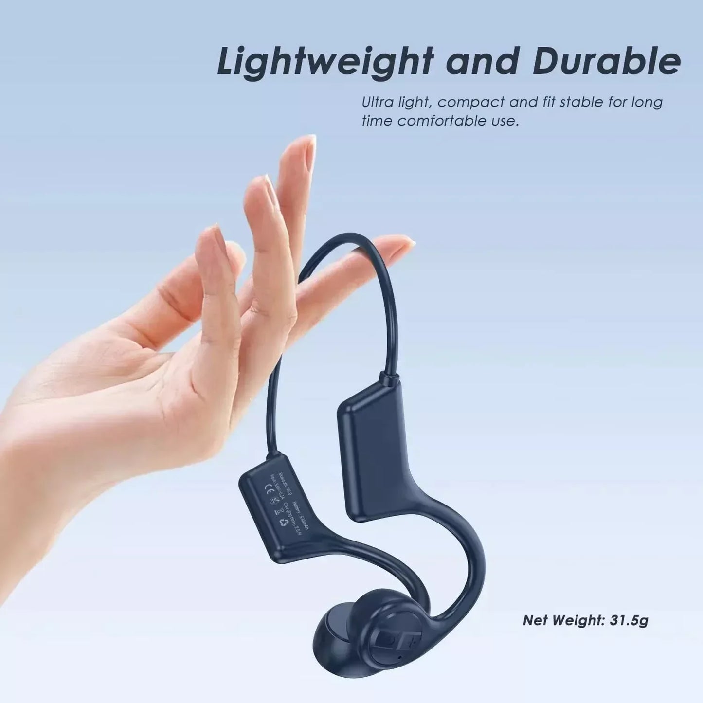 IP55 Sweatproof with Built-in Mic for Sports Bone Conduction