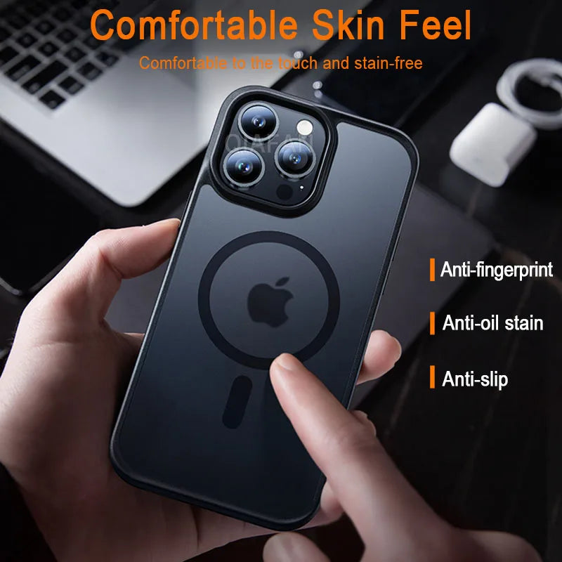 Luxury Matte Clear For Magesafe Magnetic