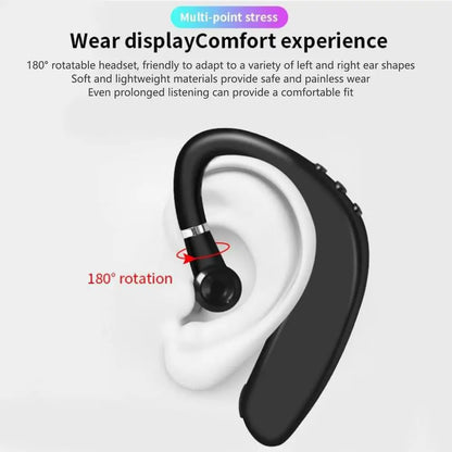 S109 Wireless BT 5.2 Universal Hook Earphones