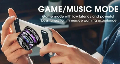 XIKCU Portable Bluetooth Speaker G200 RGB Lighting Magnetic Speaker BT5.0 Mini Sound Box 7 Hours Playback Phone Holder