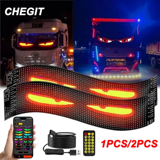 Demon Eyes Flexible LED Display for Car Truck Accessories