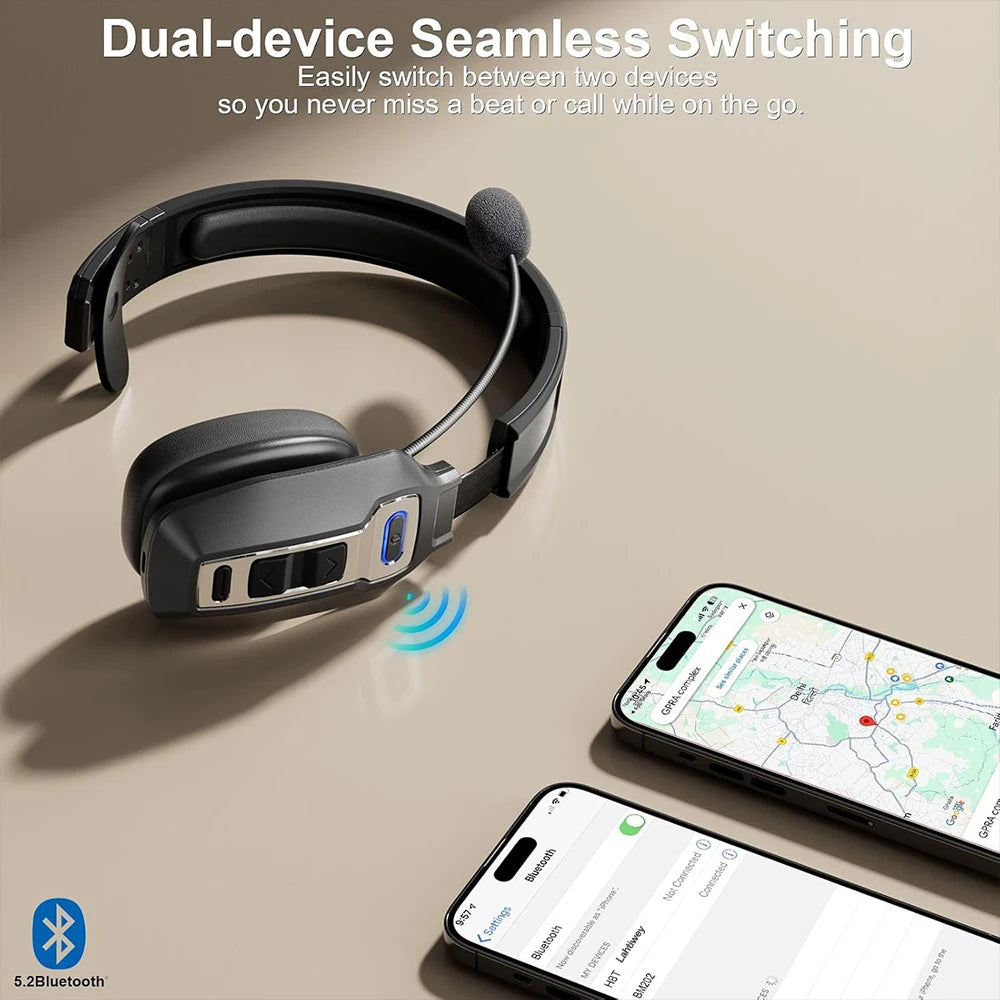 Trucker Bluetooth Headset with Noise Cancelling