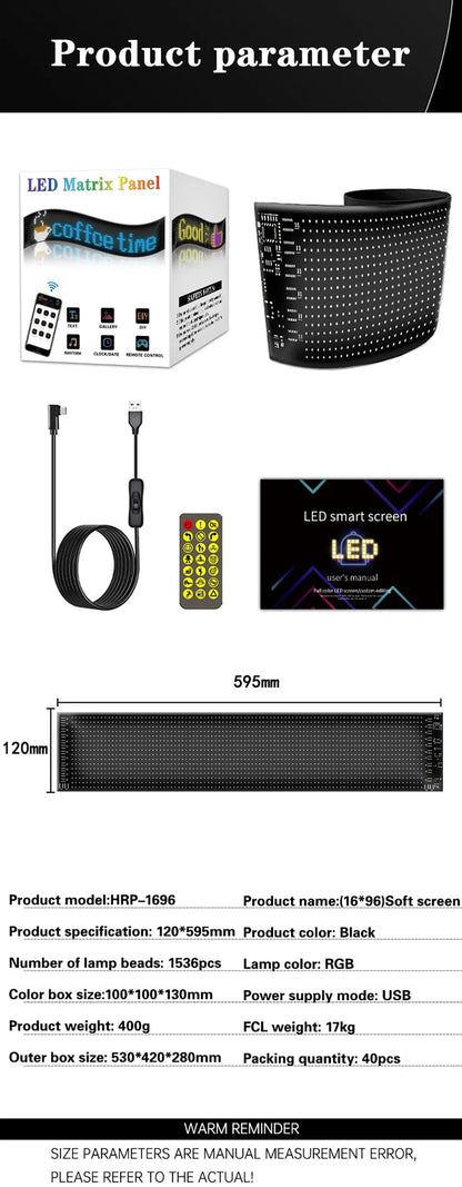 Demon Eyes Flexible LED Display for Car Truck Accessories