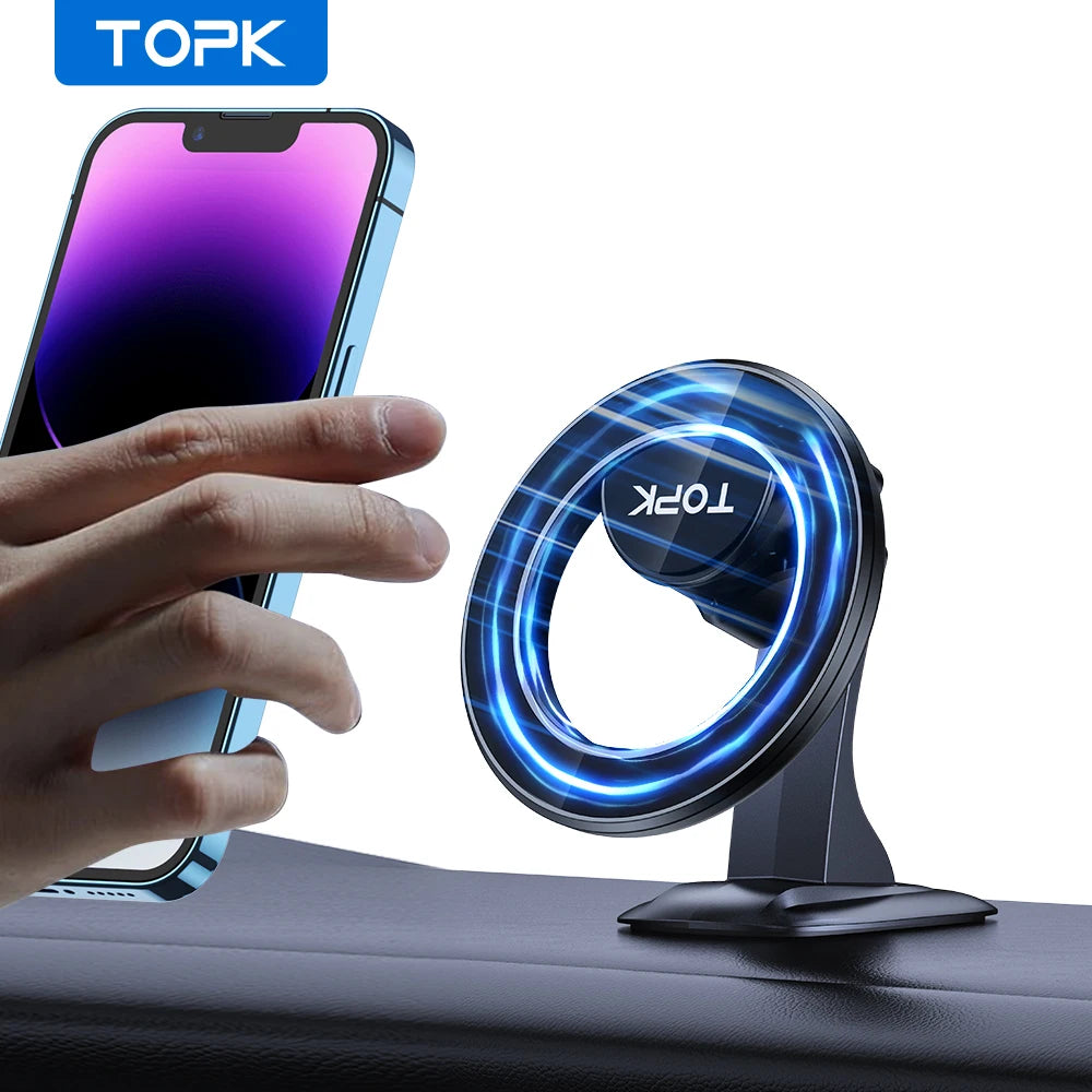 TOPK for MagSafe Car Phone Holder Strong Magnet