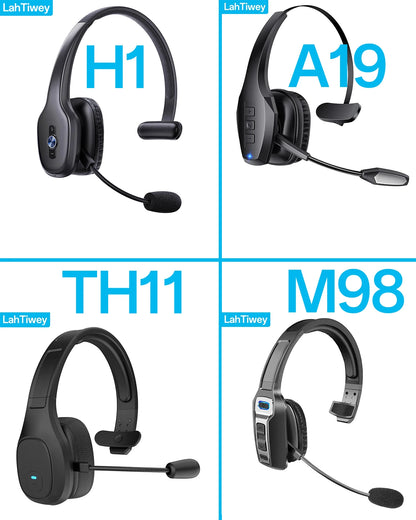 Premium Trucker Bluetooth Headset 30-Hour Talk Time