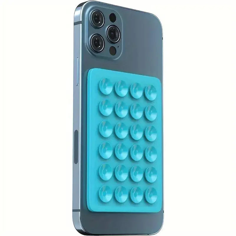 Mat Multifunctional Suction Cup Wall Stand Square Anti-Slip Single-Sided Case Mount Back Sticker