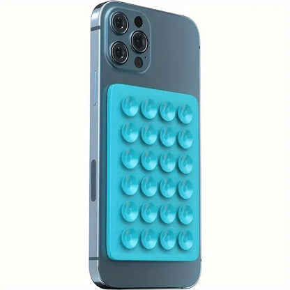 Mat Multifunctional Suction Cup Wall Stand Square Anti-Slip Single-Sided Case Mount Back Sticker