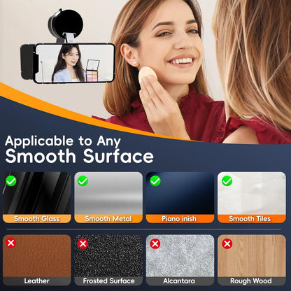 2025 New Model 360-Degree Rotating Aluminum Alloy Magnetic Vacuum Suction Cup