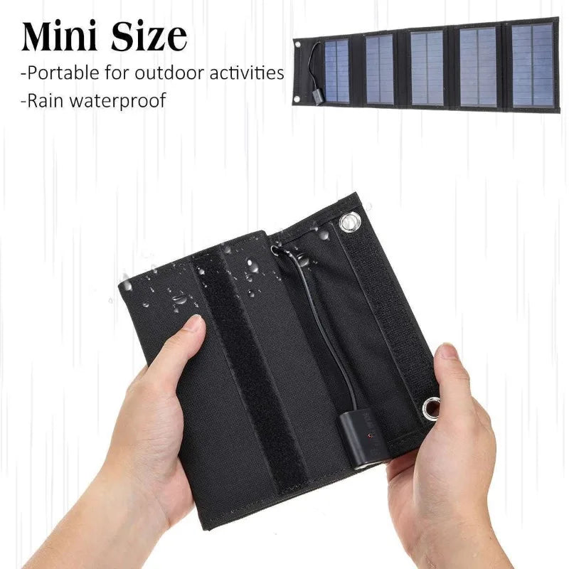 Waterproof 20W 5V Foldable USB Solar Panel