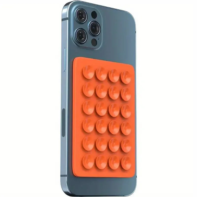 Mat Multifunctional Suction Cup Wall Stand Square Anti-Slip Single-Sided Case Mount Back Sticker