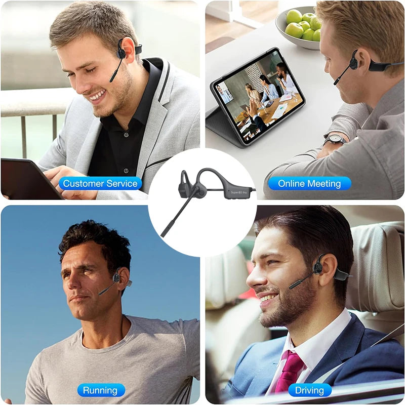 Super Q3 & Lite Pro Wireless Bone Conduction with Microphone