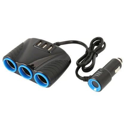 12V Splitter USB Plug Car Charger