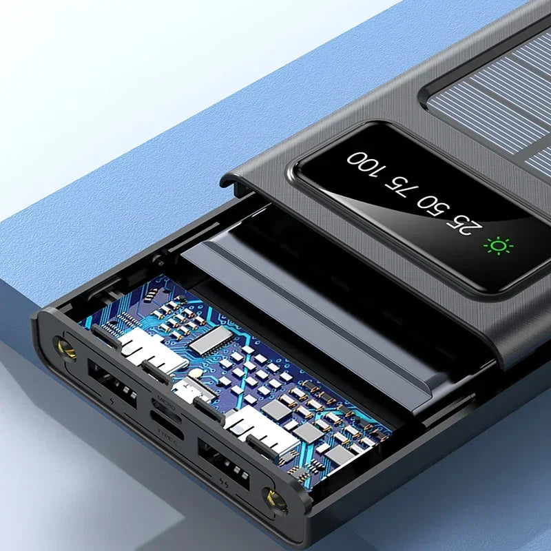 50000mAh Solar Power Bank Super Fast Charging