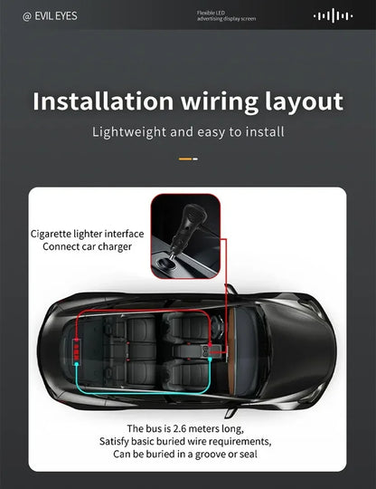 2M Devil‘s Eyes LED Matrix Panel Screen Light Remote Control