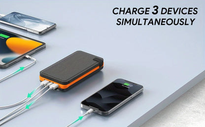 20000mAh Waterproof Solar Powerbank Outdoor Camping