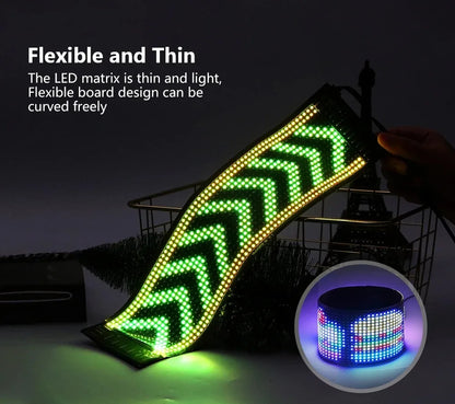 Demon Eyes Flexible LED Display for Car Truck Accessories