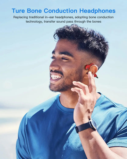 JCI Bone Conduction Headphones Titanium Lightweight