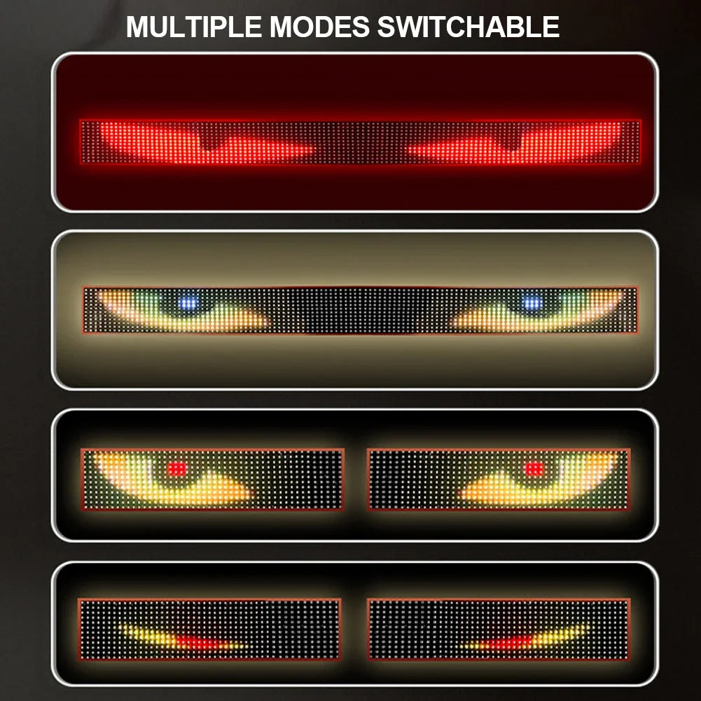 Devil‘s Eyes  Animation Display 12V 24V LED Screen Light for Car Truck Windshield